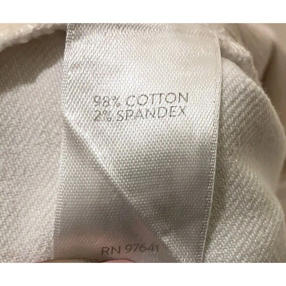 J.Jill Jeans Women’s Cropped Denim Authentic Fit White Cruise Boho Vacation 6 - Picture 9 of 9